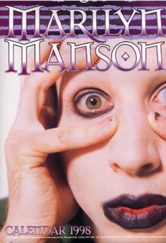 Marilyn Manson Calendar 1998 - Oliver Books UK calendar (96818)